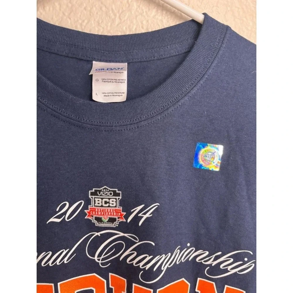Auburn University Tigers 2014‎ National Championship Game T-Shirt Men's L NWT